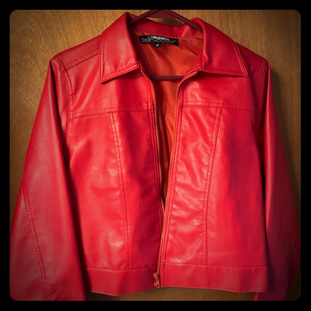 Faux Leather Jacket